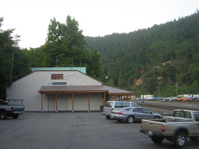 Historic Dunsmuir Amtrak Station