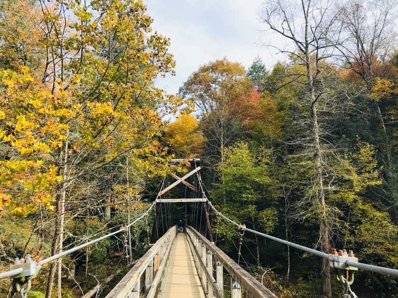 Toccoa River Swinging Bridge